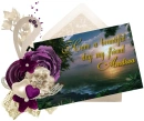 Purle post card - Andrea