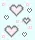blue cute heart bg