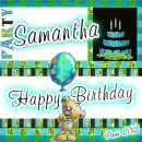 Happy Birthday - Samantha - aug bir