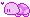Purple cute turtle