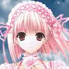 pink princess anime girl