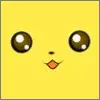 cute pikachu square