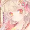 cute pink blonde anime girl 