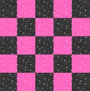pink and black glittery checkered bg