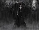 dark rainy night