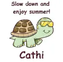 Slow Down Turtle - Cathi