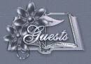 Guest Book - Purple - Pretty