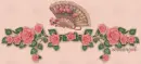 Coral Roses W/ Fan