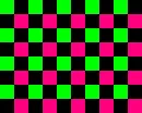 Black, Pink and Green Small Checkered BG