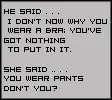 Why do you wear a bra?
