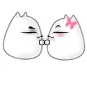 2 White Kitty s