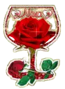 Nixa - Rose Wine Glass