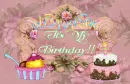 Birthday background-Seamless tile