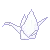 origami bird