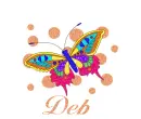 Rainbow Butterfly - Deb