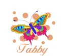 Rainbow Butterfly - Tabby