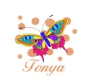 Rainbow Butterfly - Tonya