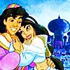Disney jasmine and aladdin