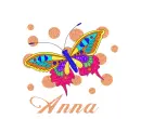 Rainbow Butterfly - Anna