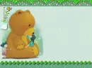 green background