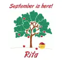 September Is Here With Apple Tree - Rita