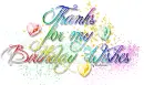 Thank you for Bday Wishes