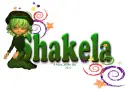 Shakela - Girl Dressed In Green - Swirls N Stars