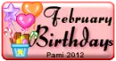 February Birthdays - feb bdays - ggr