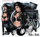 biker babe