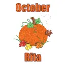 Pumpkin for October - Rita