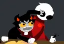 Karkat and Dave drawing