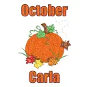 October Pumpkin - Carla