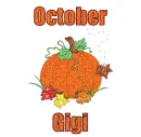 October Pumpkin - Gigi
