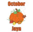 October Pumpkin - Jaya