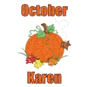October Pumpkin - Karen