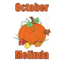 October Pumpkin - Melinda