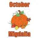 October Pumpkin - Migdalia