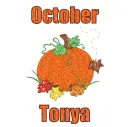 October Pumpkin - Tonya