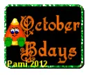 October birthdays - ggr - oct bdays