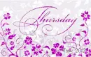 Thursday - days