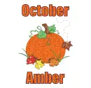 October Pumpkin - Amber