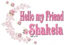 Hello in pink roses - Shakela