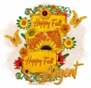 Happy Fall - Argent