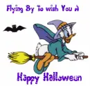 Flying by to wish you a Happy Halloween