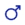 Blue Male Symbol