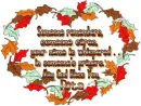Rita - Autumn Heart Wreath - Leaves