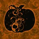 Orange Pumpkin Back-Seamless tile