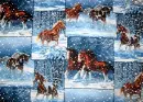Snowy Horses - background - win