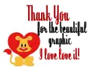 Thank You (for the beautiful graphic)