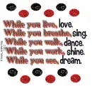While You Live - While You Love 